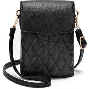 Womens Small Crossbody Bag Vegan Leather Phone Purse Mini Travel Shoulder Bag